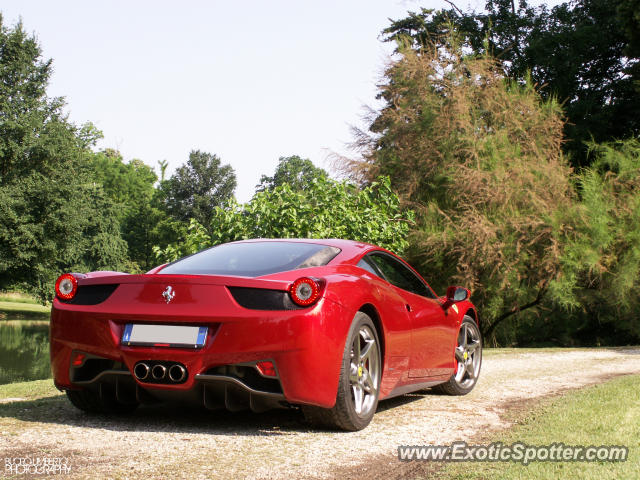 Ferrari 458 Italia spotted in San Polo, Italy