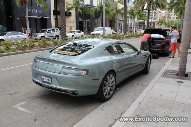 Aston Martin Rapide spotted in Beverly Hills, California