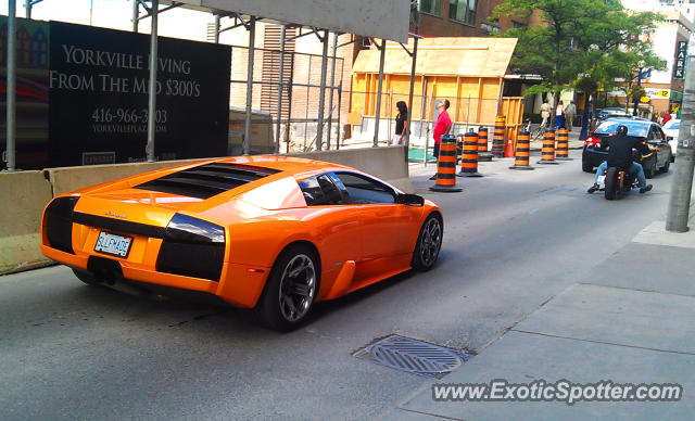 Lamborghini Murcielago spotted in Toronto, Ontario, Canada