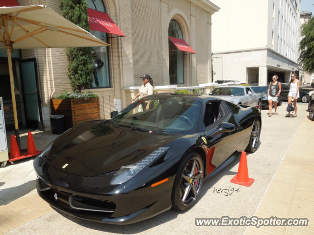 Ferrari 458 Italia spotted in Beverly Hills, California