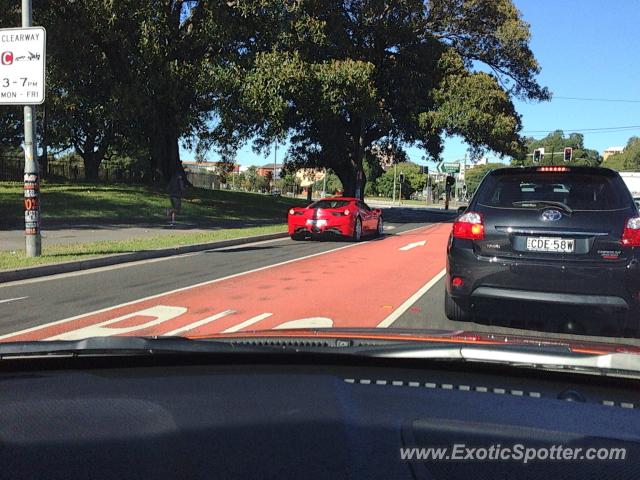 Ferrari 458 Italia spotted in Sydney, Australia