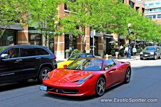 Ferrari 458 Italia spotted in Toronto, Canada