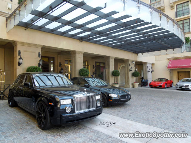 Rolls Royce Phantom spotted in Beverly Hills, California