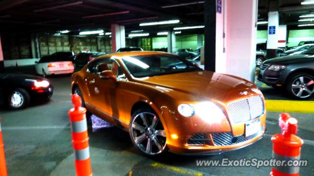 Bentley Continental spotted in Manhattan, New York