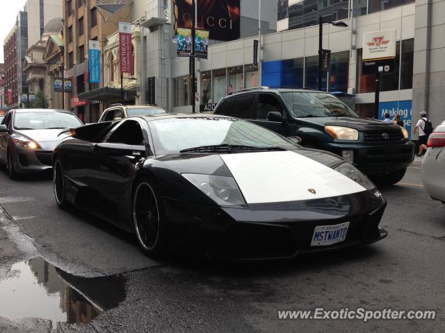 Lamborghini Murcielago spotted in Toronto, Canada