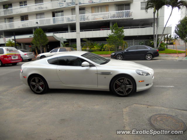 Aston Martin DB9 spotted in Miami beach, Florida