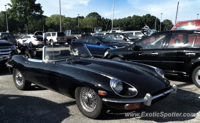 Jaguar E-Type spotted in Milwaukee, Wisconsin