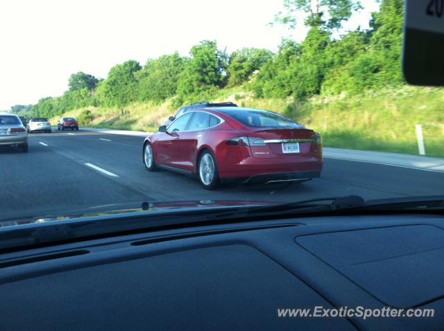 Tesla Model S spotted in Indianapolis, Indiana