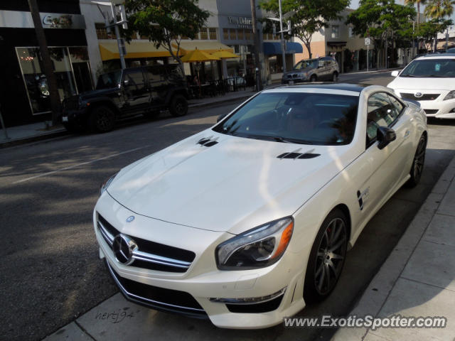 Mercedes SL 65 AMG spotted in Beverly Hills, California