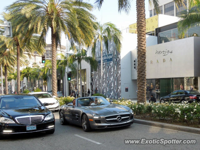 Mercedes SLS AMG spotted in Beverly Hills, California