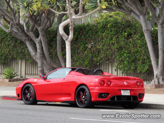 Ferrari 360 Modena spotted in Newport Beach, California