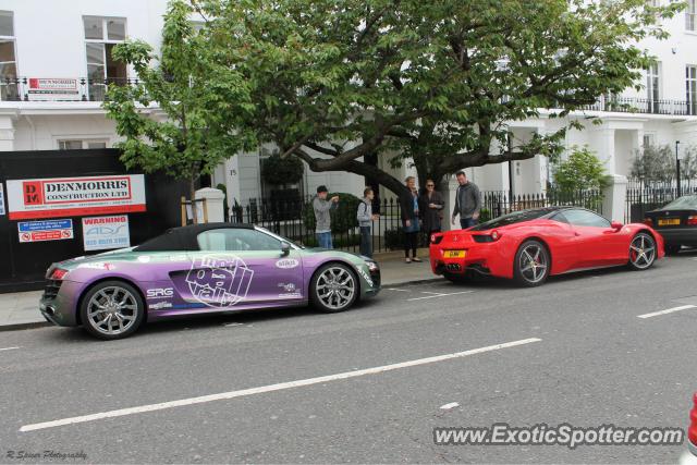 Ferrari 458 Italia spotted in London, United Kingdom