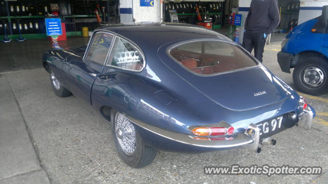 Jaguar E-Type spotted in Slough, United Kingdom