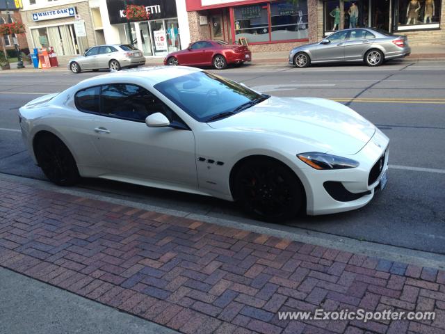 Maserati GranTurismo spotted in Oakville, Canada