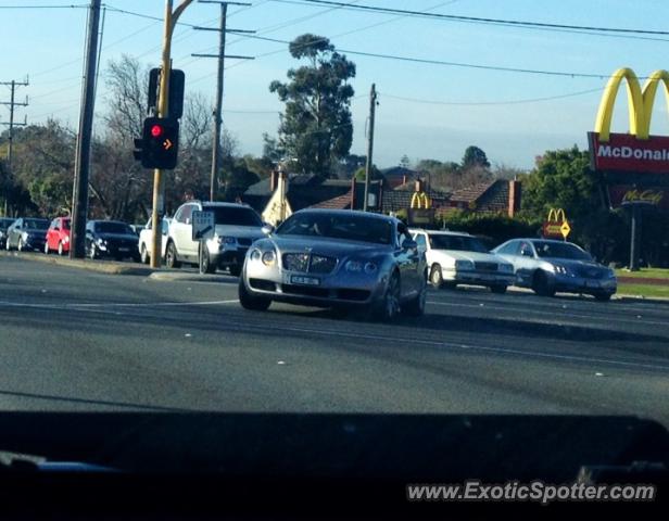 Bentley Continental spotted in Melbourne, Australia