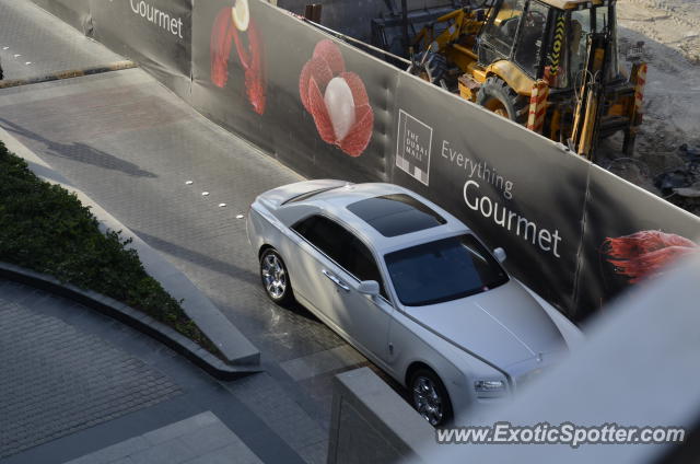 Rolls Royce Ghost spotted in Dubai, United Arab Emirates