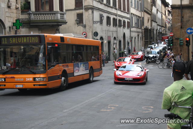 Ferrari 458 Italia spotted in Florence, Italy