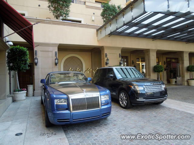 Rolls Royce Phantom spotted in Beverly Hills, California