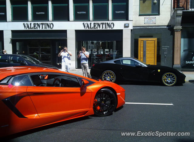 Lamborghini Aventador spotted in London, United Kingdom