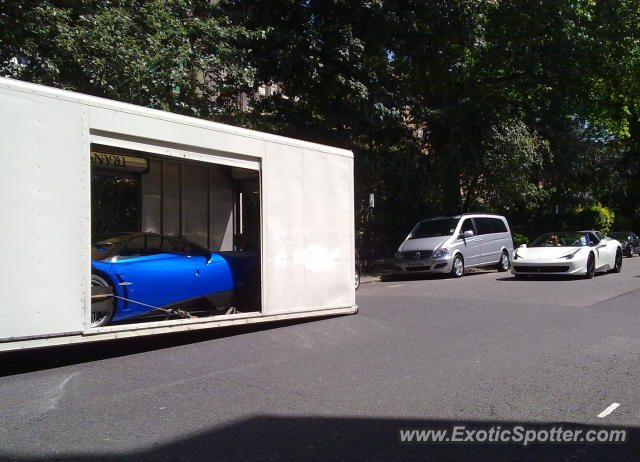 Pagani Huayra spotted in London, United Kingdom