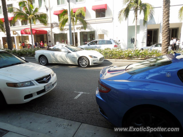 Maserati GranCabrio spotted in Beverly Hills, California