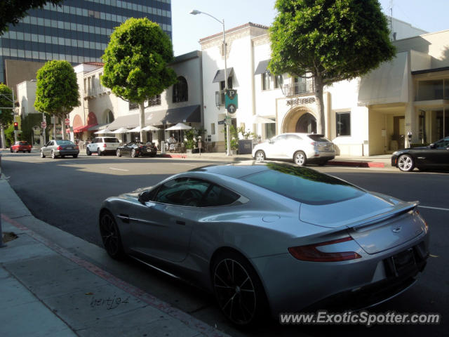 Aston Martin Vanquish spotted in Beverly Hills, California