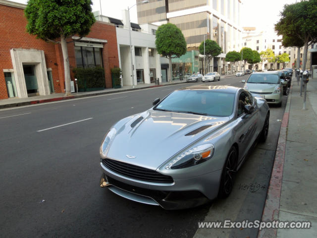 Aston Martin Vanquish spotted in Beverly Hills, California