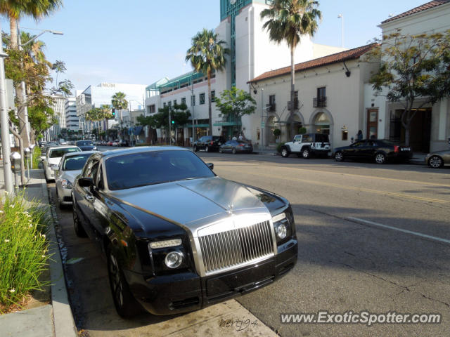 Rolls Royce Phantom spotted in Beverly Hills, California