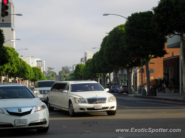 Mercedes Maybach spotted in Beverly Hills, California