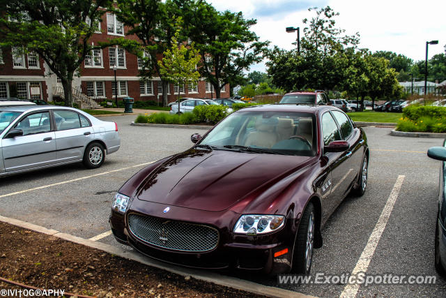 Maserati Quattroporte spotted in West Hartford, Connecticut