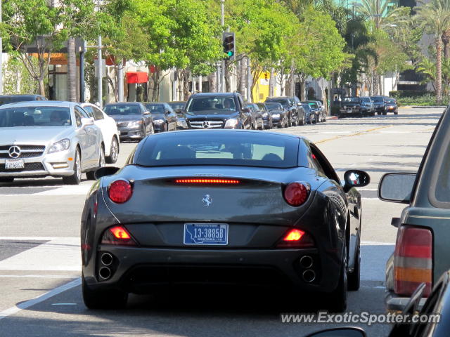 Ferrari California spotted in Beverly Hills, California