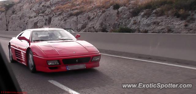 Ferrari 348 spotted in Near Marseille, France