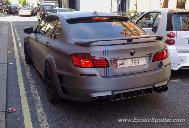 BMW M5 spotted in London, United Kingdom