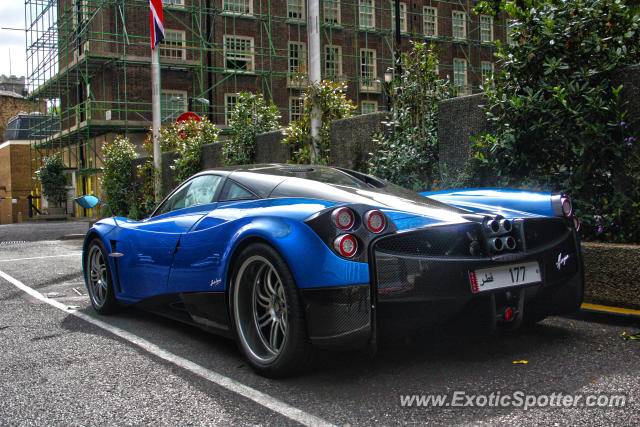 Pagani Huayra spotted in London, United Kingdom