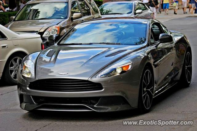 Aston Martin Vanquish spotted in Toronto, Canada