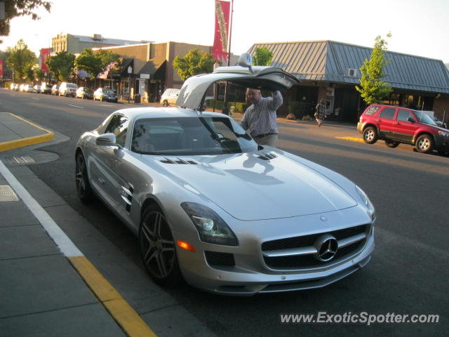 Mercedes SLS AMG spotted in Ashland, Oregon