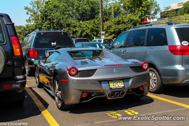 Ferrari 458 Italia spotted in Greenwich, Connecticut