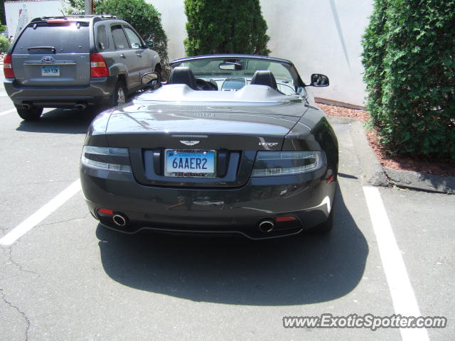 Aston Martin Virage spotted in Greenwich, Connecticut