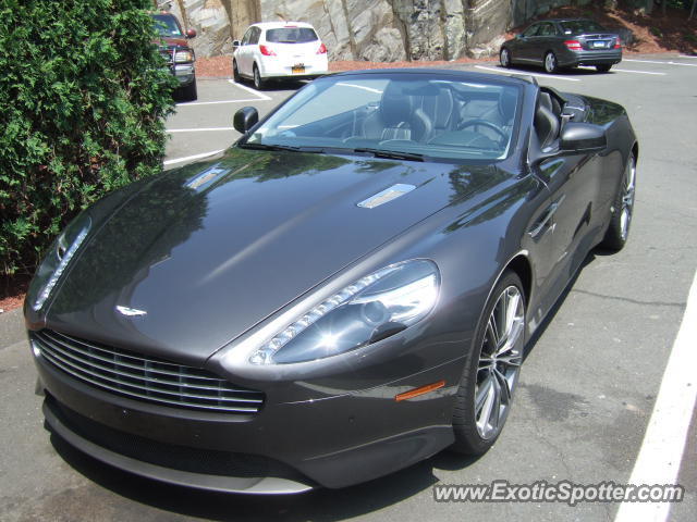 Aston Martin Virage spotted in Greenwich, Connecticut