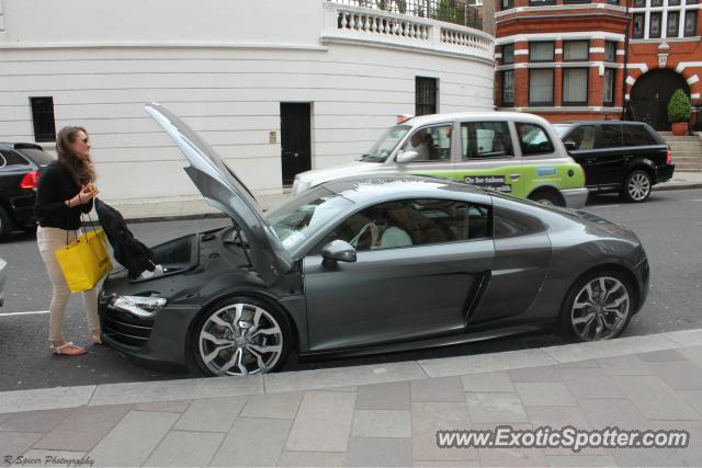 Audi R8 spotted in London, United Kingdom