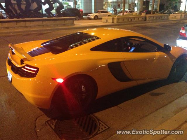 Mclaren MP4-12C spotted in Toronto, Canada