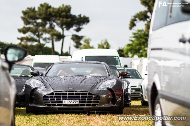 Aston Martin One-77 spotted in Le Mans, France