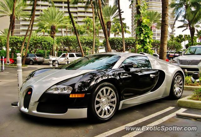 Bugatti Veyron spotted in Miami, Florida