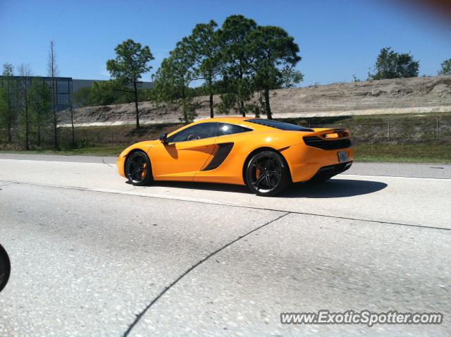 Mclaren MP4-12C spotted in St peatersburg, Florida