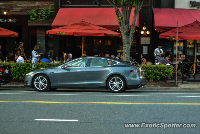 Tesla Model S spotted in Bethesda, Maryland