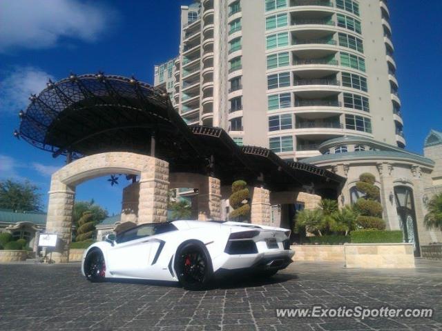 Lamborghini Aventador spotted in Las Vegas, Nevada