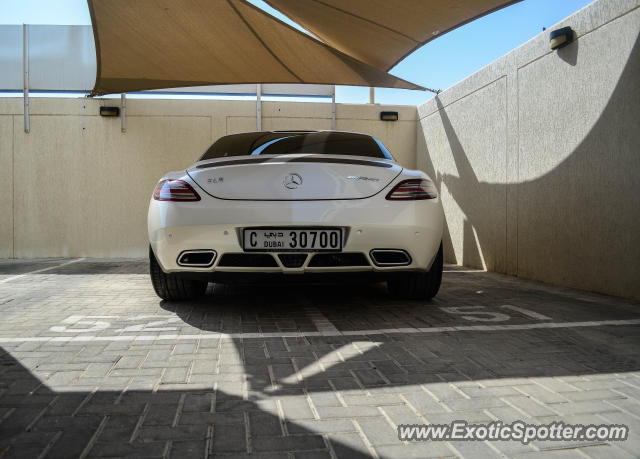 Mercedes SLS AMG spotted in Dubai, United Arab Emirates