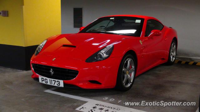 Ferrari California spotted in Hong Kong, China