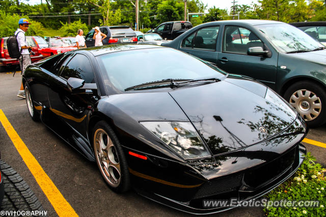 Lamborghini Murcielago spotted in Greenwich, Connecticut