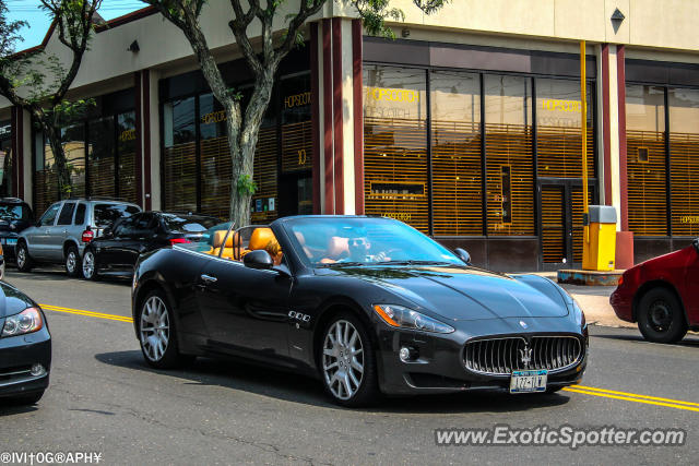 Maserati GranCabrio spotted in Greenwich, Connecticut